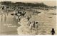 'Beachgoers at Newcastle Beach in 1910'