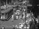 'Trams At Corner of Hunter Street and Bolton Street Newcastle'