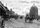 'Looking west down Hunter Street, Newcastle, near Bank Corner in 1885'