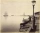 'Looking at Horse Shoe Wharf and Tall Ships in Newcastle NSW in 1893.'