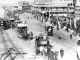 'TRAFFIC AT HUNTER AND SCOTT STREETS, NEWCASTLE, DATE - 1890s'