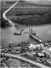 'Hexham bridge under construction 1951'