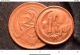 'One and two cent coins'