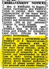 'h: Bereavement Notice in NMH on 13 SEP 1957'
