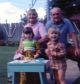 'Elsie and Harry with grandkids Heidi and Matthew Ross'