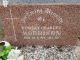 'h: Headstone at Woden Cemetery'