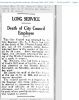 'h: Long Service City Council Employee - Death'