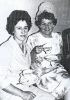 'Betty on left, Lydia on right'